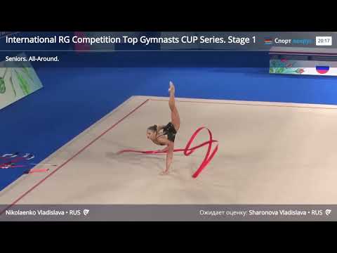 Vladislava Nikolaenko ribbon International RG Competition Top Gymnasts Cup Series Stage 1 2025 26.60