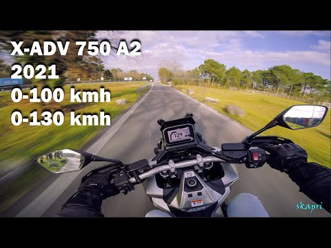 X-ADV 750 2021 A2 - Accelerations - RAW Sound ☺️