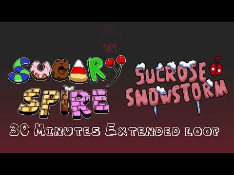 Sugary Spire OST - Sugarcube Hailstorm (Sucrose Snowstorm) In-game version (Extended)