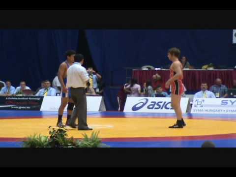 Jason Chamberlain (USA) dec. Mirbek Adbydaev (KGZ), 66 kg repechage freestyle Junior Worlds