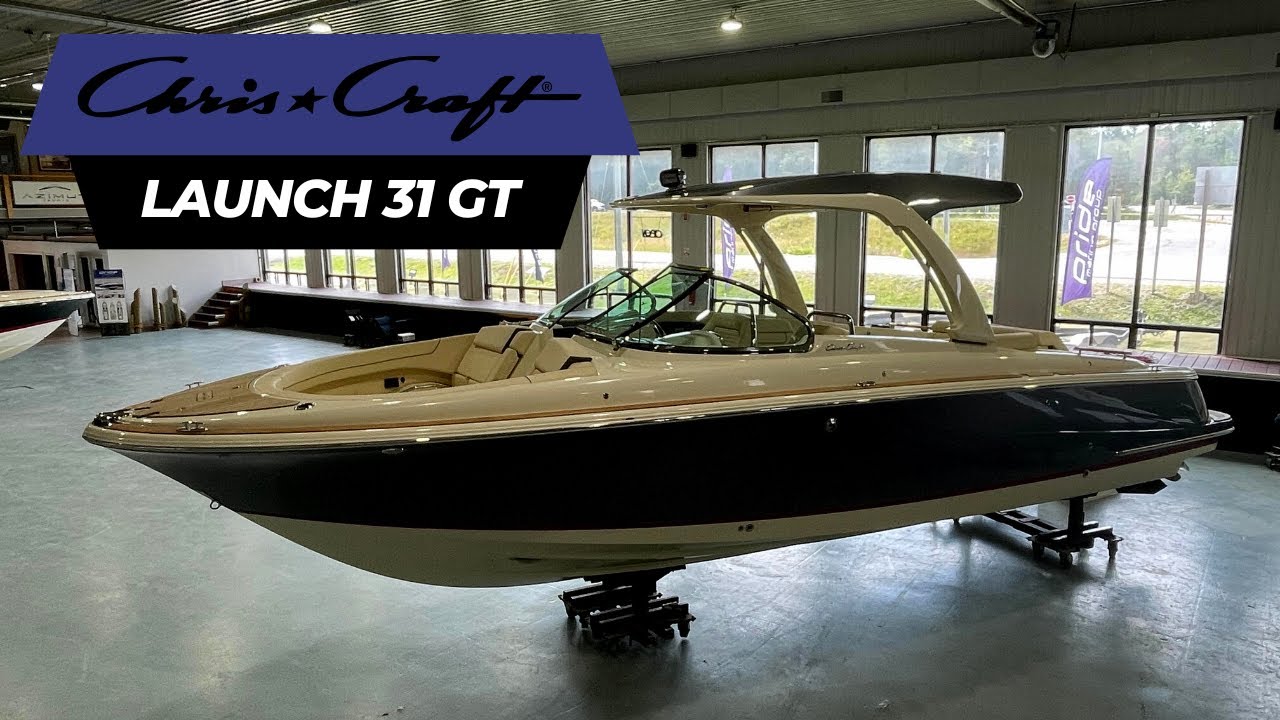 Chris Craft Launch 31 GT walkthrough video at Pride Marine Group