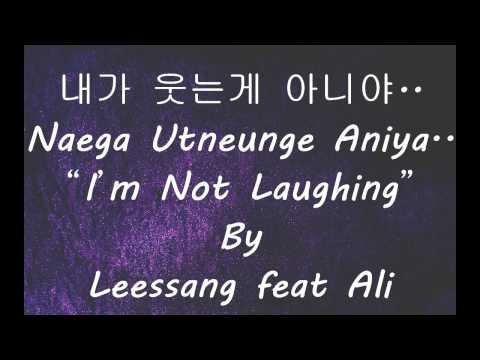 I'M NOT LAUGHING (LYRICS) - LEESSANG FEAT ALI