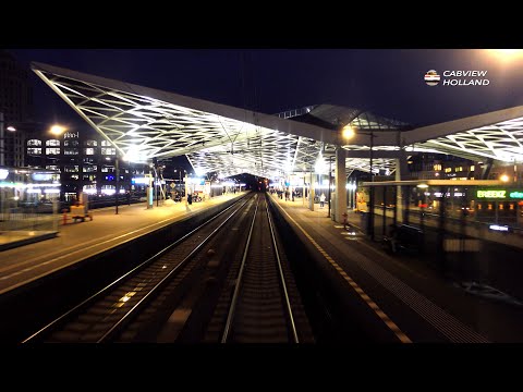 The spectacular roof of Tilburg station: Dordrecht - 's-Hertogenbosch FLIRT 7/11/2022