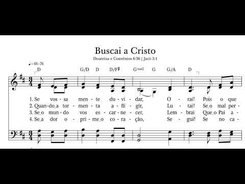 Buscai a Cristo | 🛐 Novos Hinos SUD 1032