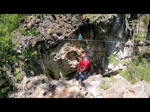 Via Ferrata. I need help. Safety and rescue day. Konitsa