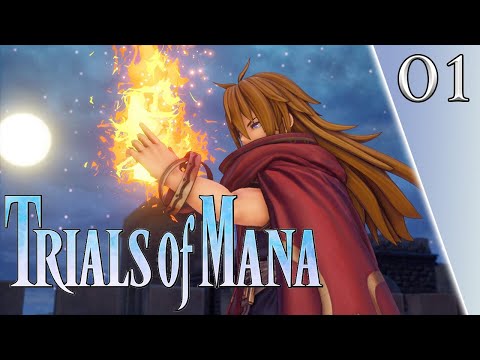 Trials of Mana - Complete Walkthrough Part 1 | Duran & The Crimson Wizard |