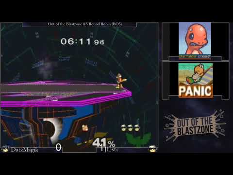 Out of the Blastzone #5: DatzMagik (Marth,Fox) vs JEstr (Falcon,Falco)