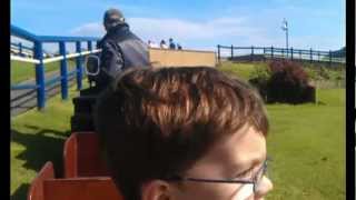 preview picture of video 'Jo Jo on Lewis the train in Mablethorpe Park'