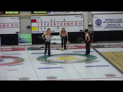 CURLSASK 2019 Scotties - Draw 4 Jan 23/19 2:30 pm - Silvernagle vs Barker