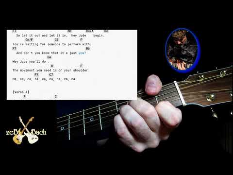 Guitar @zebbach -jak grac THE BEATLES-Hey Jude