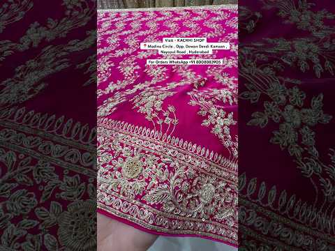 Exclusive Sarees✨| Bridal Saree | Zardozi Saree | Bridal Wear | Designer saree | Kachhi shop #style