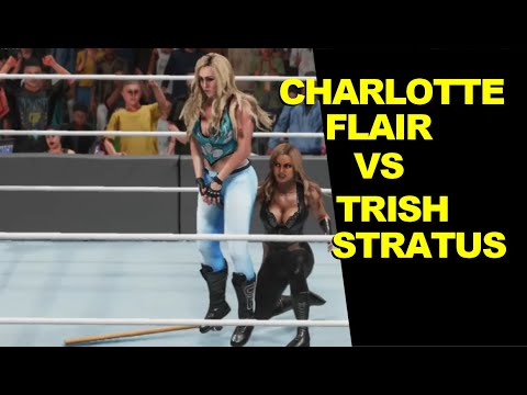 WWE 2K19 Charlotte Flair vs Trish Stratus - Extreme Rules