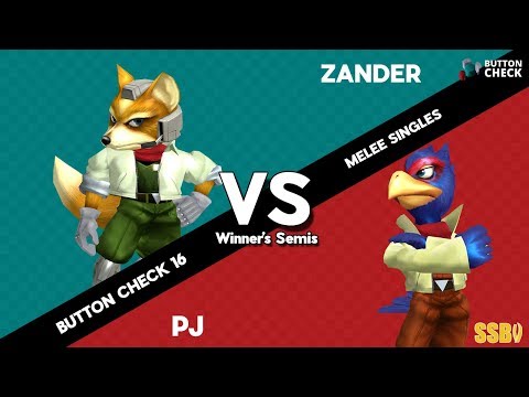 Button Check 16 Melee Singles Winners Semis: Zander Vs PJ