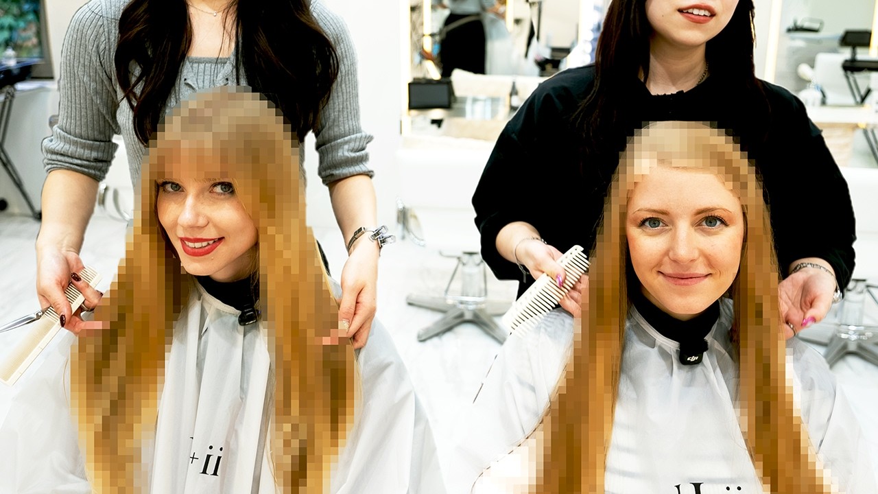 アメリカ人の義姉を日本の美容院に連れて行ったら大変身した...【衝撃】