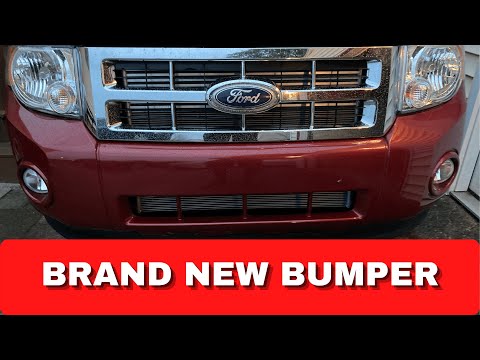 Copart Ford Escape – BRAND NEW Bumper Install | 2012 Ford Escape Rebuild Part 7
