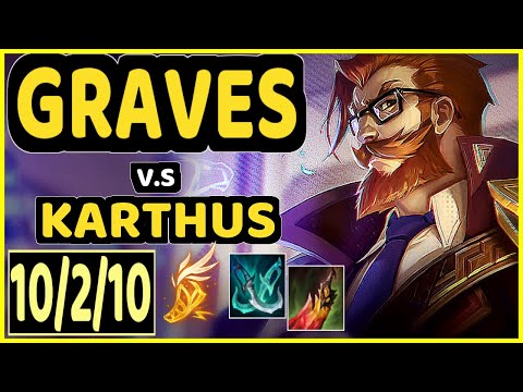 TARZAN (GRAVES) vs KARTHUS - 10/2/10 KDA JUNGLE CHALLENGER GAMEPLAY - KR