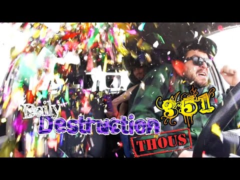 Daily Destruction Thous 351 - Viaje Loco a Oviedo! Explosiones, Skate y Nieve!