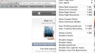 How To View Page Source in Safari