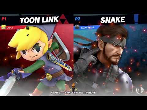 Small States of Europe: Trax (Snake) vs AirLi (Toon Link) - Losers Semis