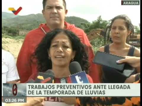 Aragua | Realizan trabajos preventivos ante la llegada de lluvias en el Mcpio. José Rafael Revenga