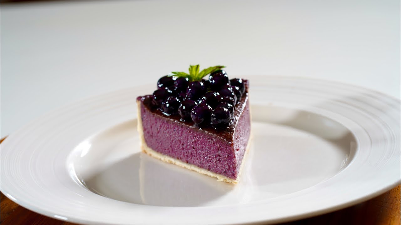 Blueberry Flan recipe by Bruno Albouze