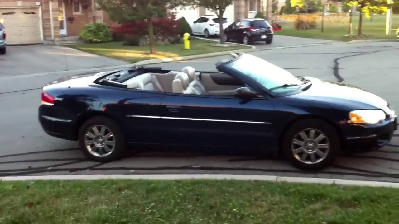 2004 Chrysler Sebring Limited Convertible Startup Engine ...