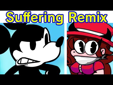 Friday Night Funkin' Unknown Suffering Reanimated Remix, Mickey Mouse (FNF Mod/Wednesday Infidelity)