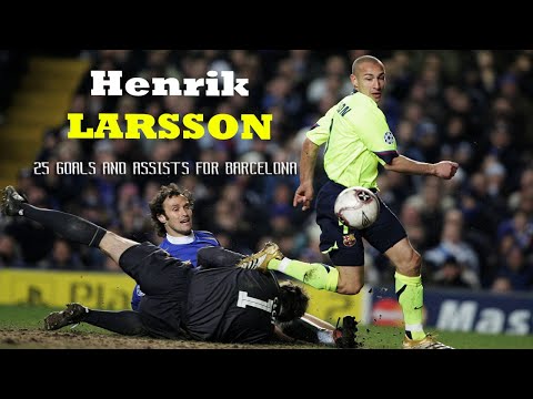 Larsson All 25 Goals & Assists For Barcelona HD (2004-2006)