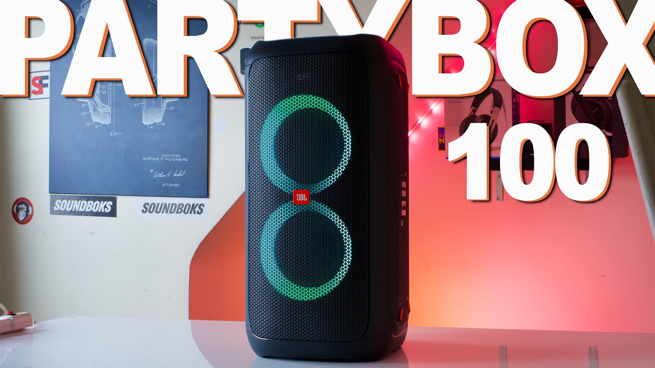 video Loa Bluetooth JBL Partybox 100 chính hãng 0