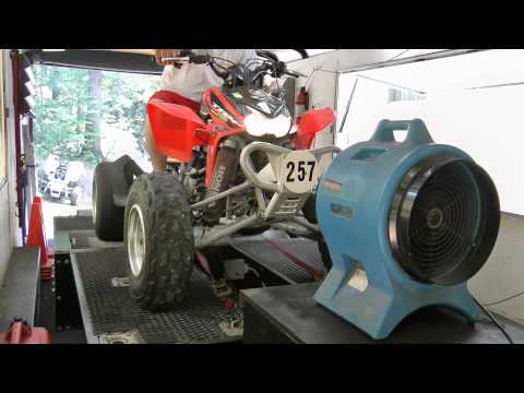2004 Honda TRX450R Dyno Pull - High Definition - HD