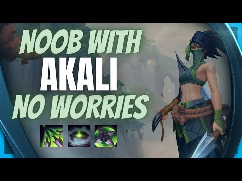 How to Play Akali as a Noob - Simple Akali Gameplay Commentary - Learn to Play Akali - LOL s11