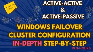 #6|| Configure WFC On AzureVM(IaaS) || Install Active-Acitve & Active-Passive SQL On Cluster Setup