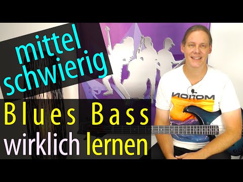 Blues Bass WIRKLICH lernen | Teil 2 - mittleres Niveau (Basslinien mit Pentatonik und kleiner 7)