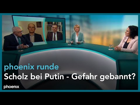 phoenix runde: Scholz bei Putin - Gefahr gebannt? (15.02.2022)