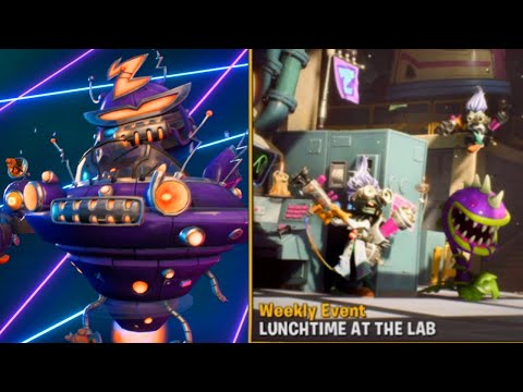 OVERLORD ZORGY, Snow Day & Lunchtime At The Lab - Plants vs Zombies Battle For Neighborville