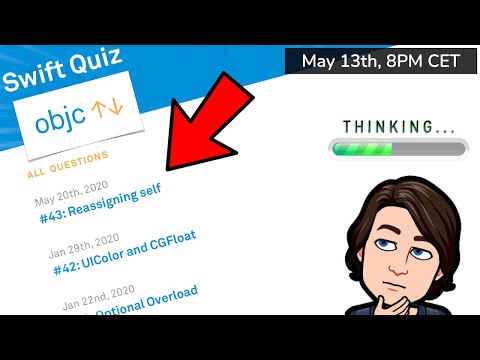 Let's test our knowledge of Swift again! (With @objc.io quizzes) thumbnail