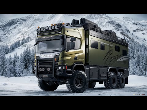 Bulletproof & Beautiful: Scania XI Motorhome Truck Reveal