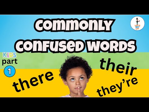 Commonly Confused Words for Kids | Fun Poem, Simple Definitions & Example Sentences | Homophones