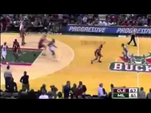 Lebron Catches Fire vs Milwaukee Bucks