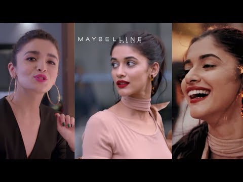 Alia Bhatt and Shiv Jyoti Maybelline New York TV Ads