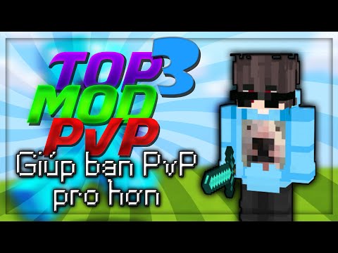 TOP 3 SUPER SMALL PVP MOD, BOOST FPS HELP YOU BECOME PRO IN MINECRAFT !