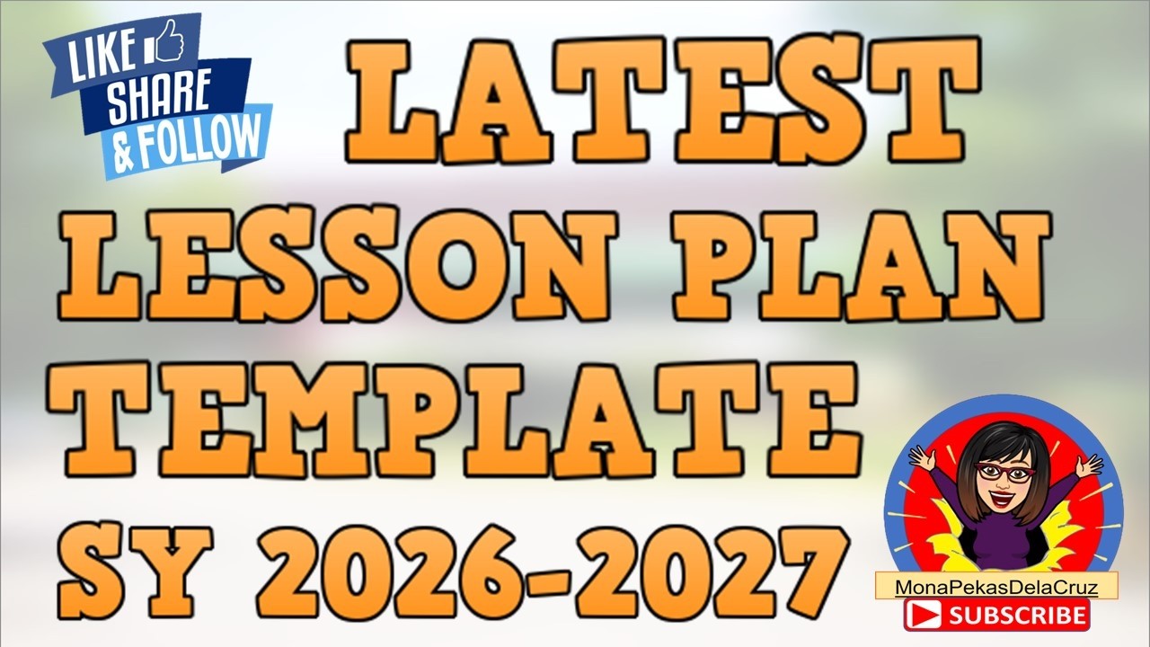 LATEST LESSON PLAN TEMPLATE SY 2026-2027