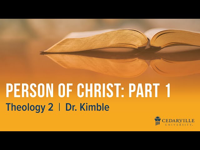 Thumbnail for video titled: Theology II: Person of Christ (part 1)