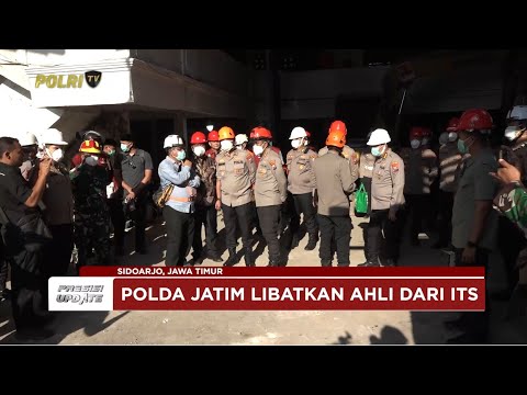 PRESISI UPDATE : KAPOLDA JATIM TINJAU EVAKUASI KORBAN BANGUNAN PONPES AL KHOZINY 04/10/2025 (13.00)