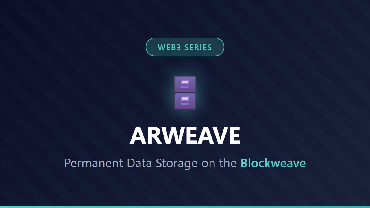 Arweave Explained: Permanent Blockchain Storage for Beginners | Web3 Tutorial