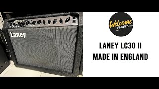 Video thumbnail for Laney Lc30 II + Footswitch all valve guitar combo amplifier by WelcomeGuitars