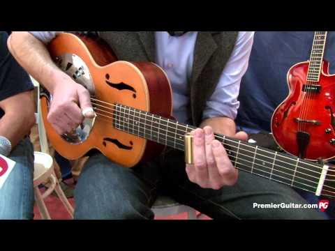 Musikmesse '13 - Joe Striebel Guitars Custom Resophonic Guitar