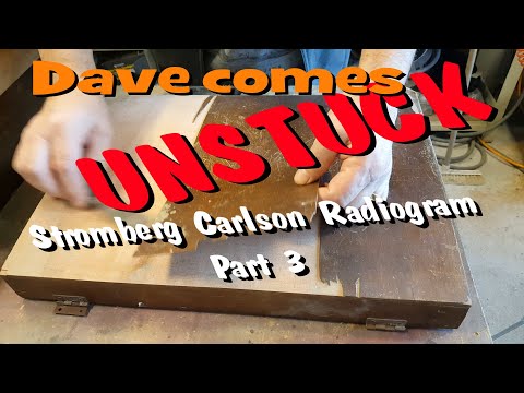 Stromberg Carlson Radiogram Part 3... The Cabinet