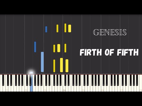Firth Of Fifth - Genesis // MB "Piano"// Syntesia Piano Keyboards Tutorial
