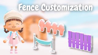 WHICH Fences CAN We Customize?🤔| Animal Crossing New Horizons